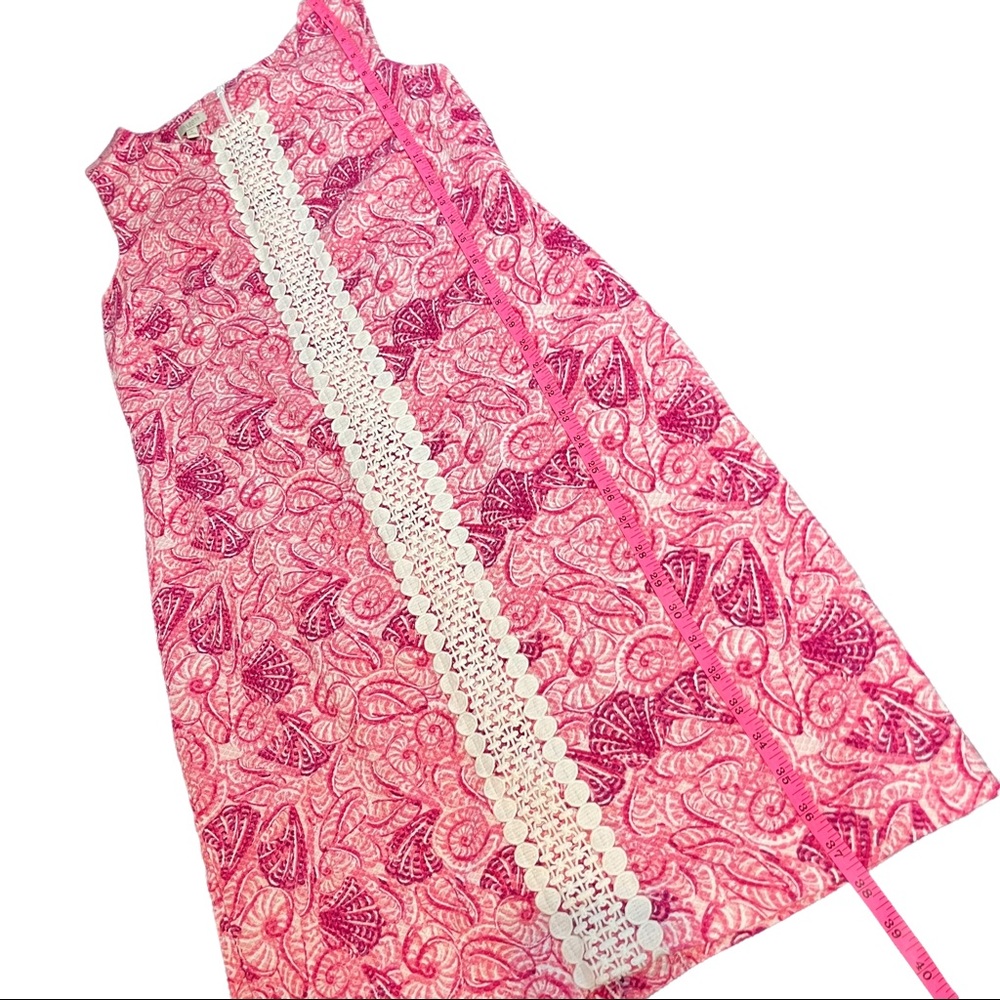 Talbots Pink Seashell w/ appliqué Sundress Dress size 8 - Picture 8 of 14